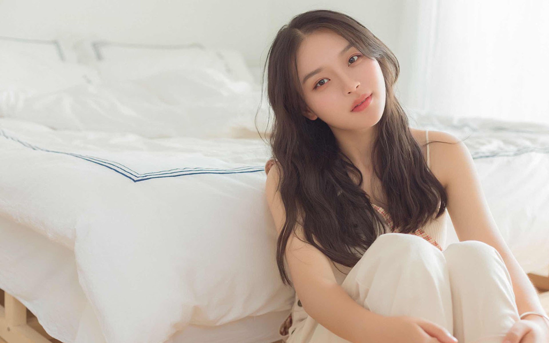 清纯,吊带,居家,诱惑,灵动