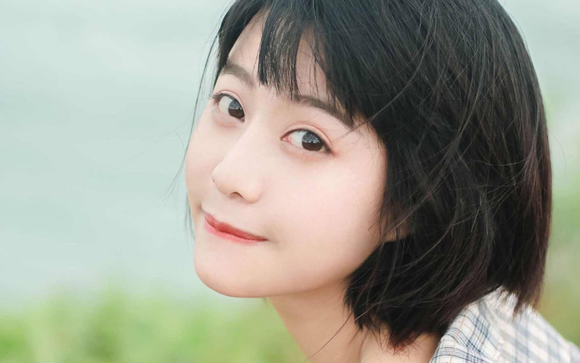 清纯,日式清新,文艺,户外,短发,白皙