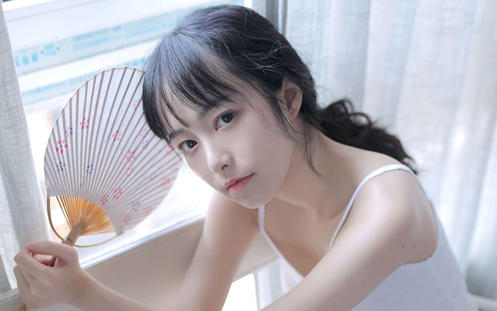 清纯,吊带,居家,诱惑,灵动