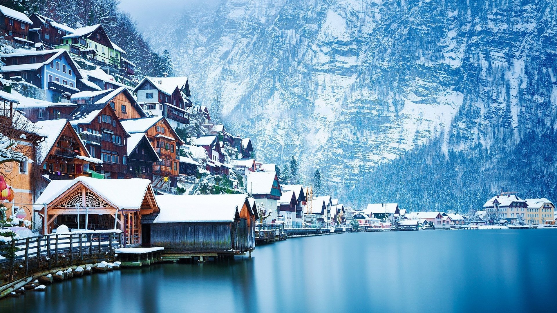 自然风光,奥地利哈尔施塔特风景