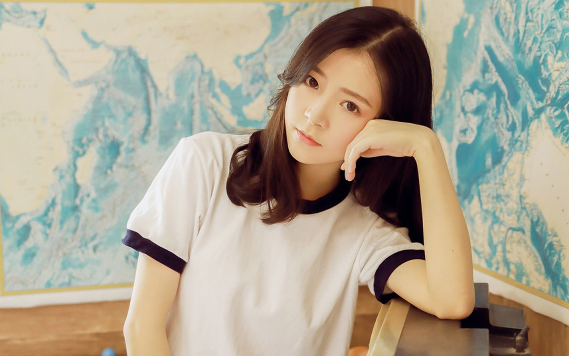 清纯,氧气美女,可爱,美腿,居家,长发