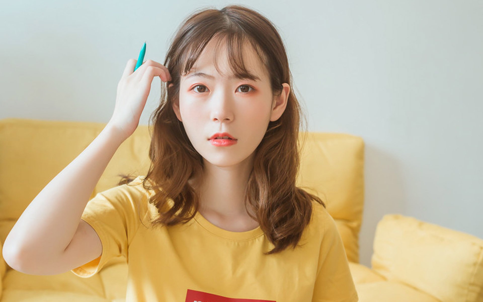 清纯,元气美女,俏皮,可爱,甜美,天真,清新