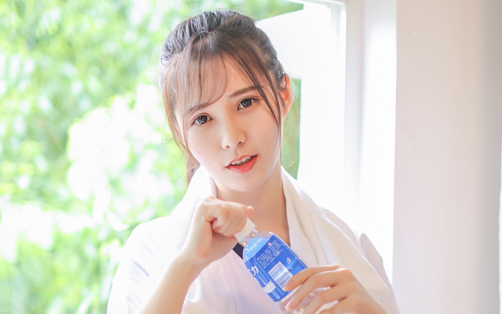 清纯,美女,唯美,马尾,运动,清新,学生