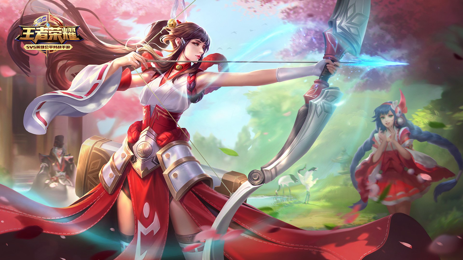 王者荣耀,伽罗花见巫女