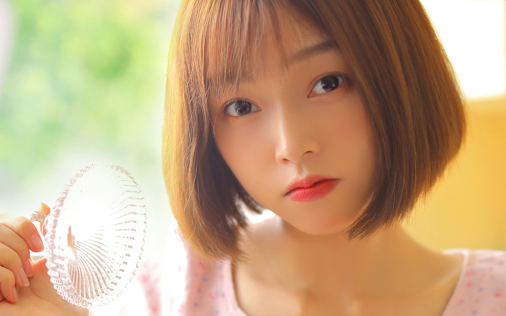 清纯,治愈系妹纸,可爱,短发,唯美