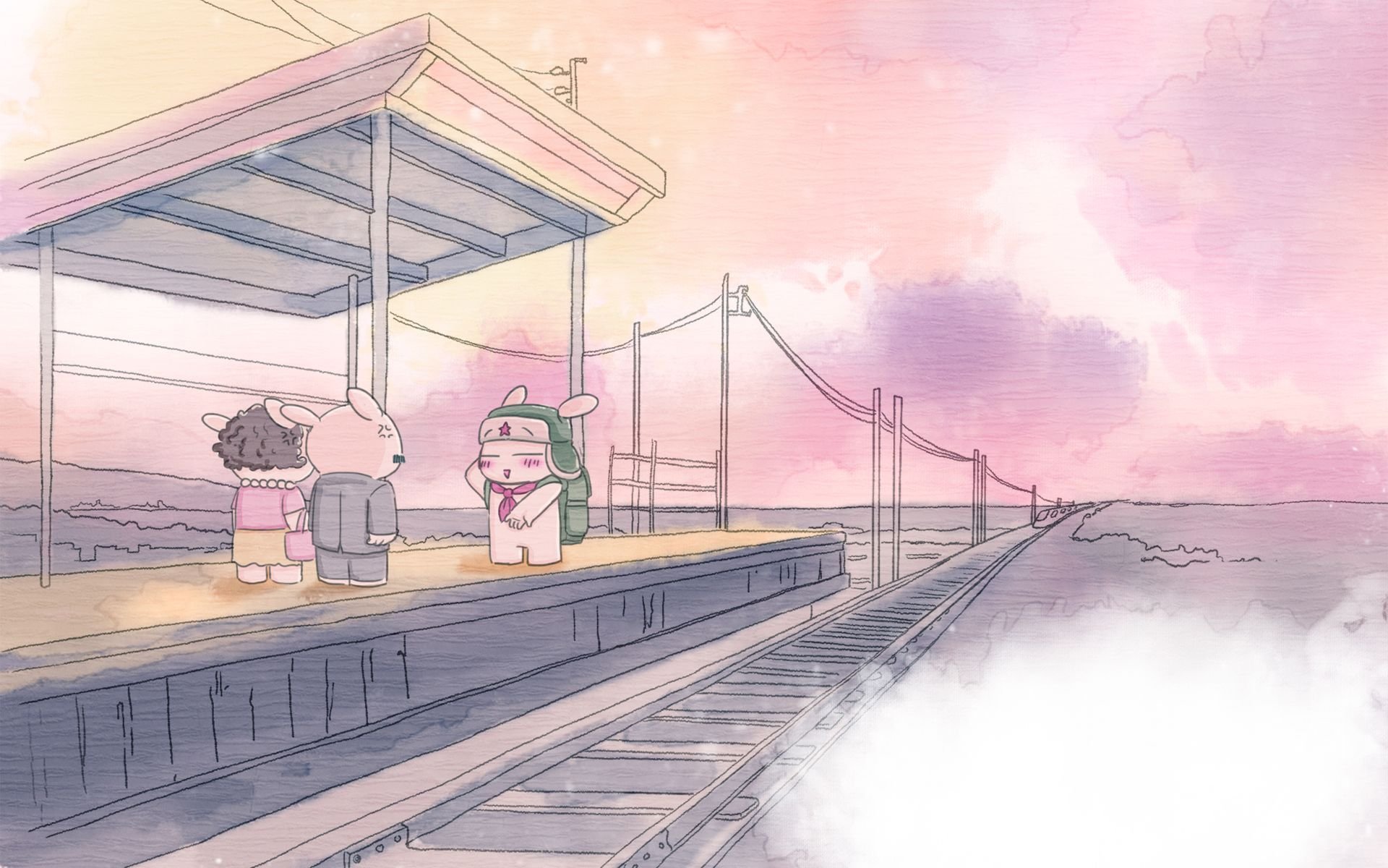 动漫,创意卡通,开学季