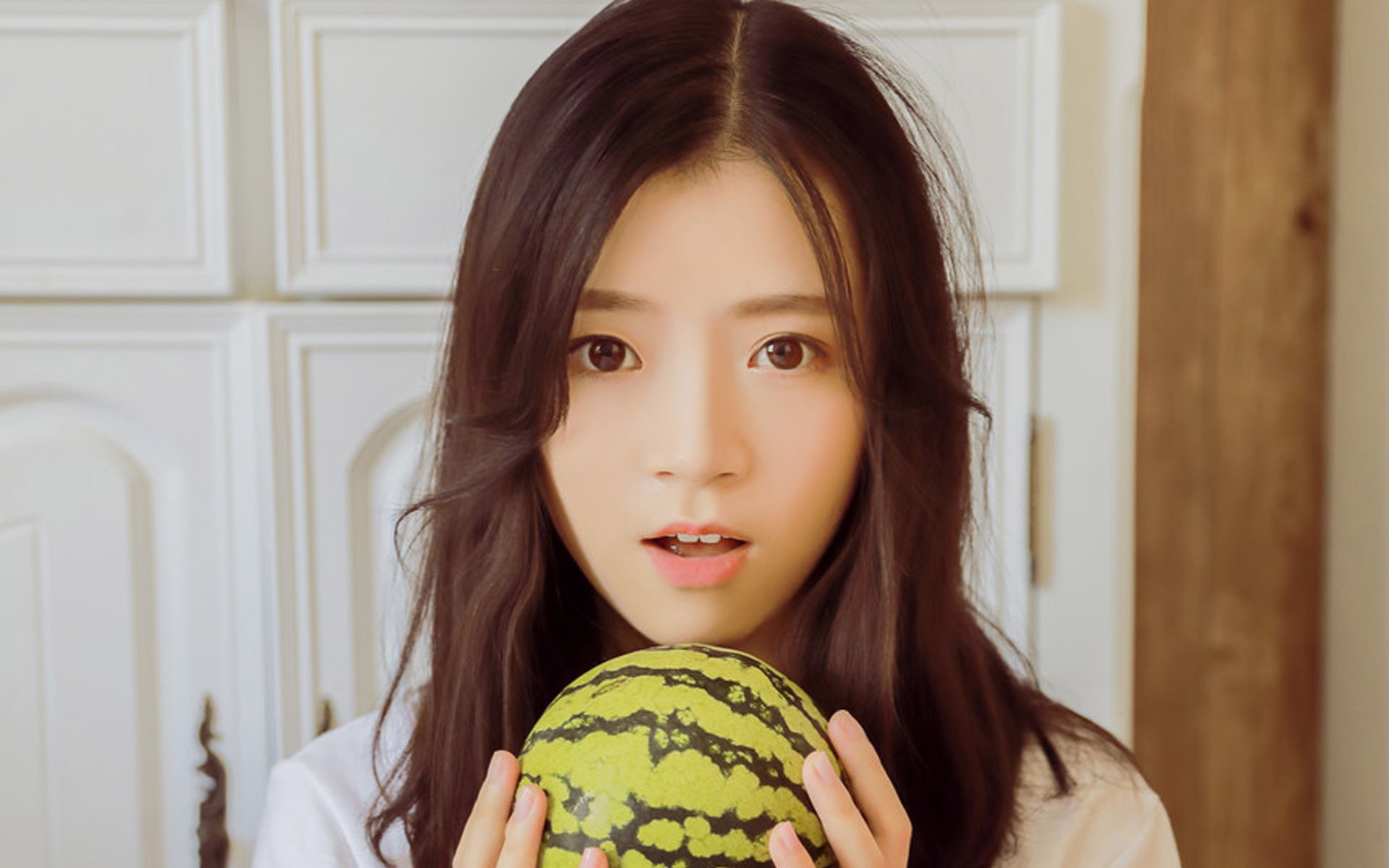 清纯,氧气美女,可爱,美腿,居家,长发