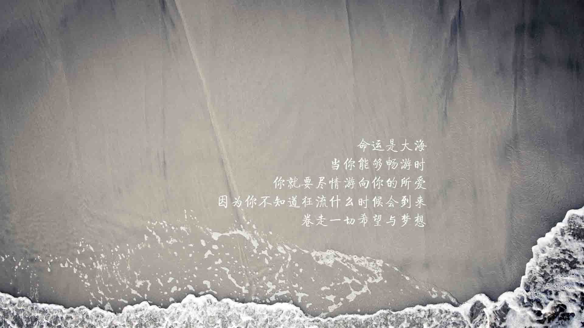 文字控,命运的大海