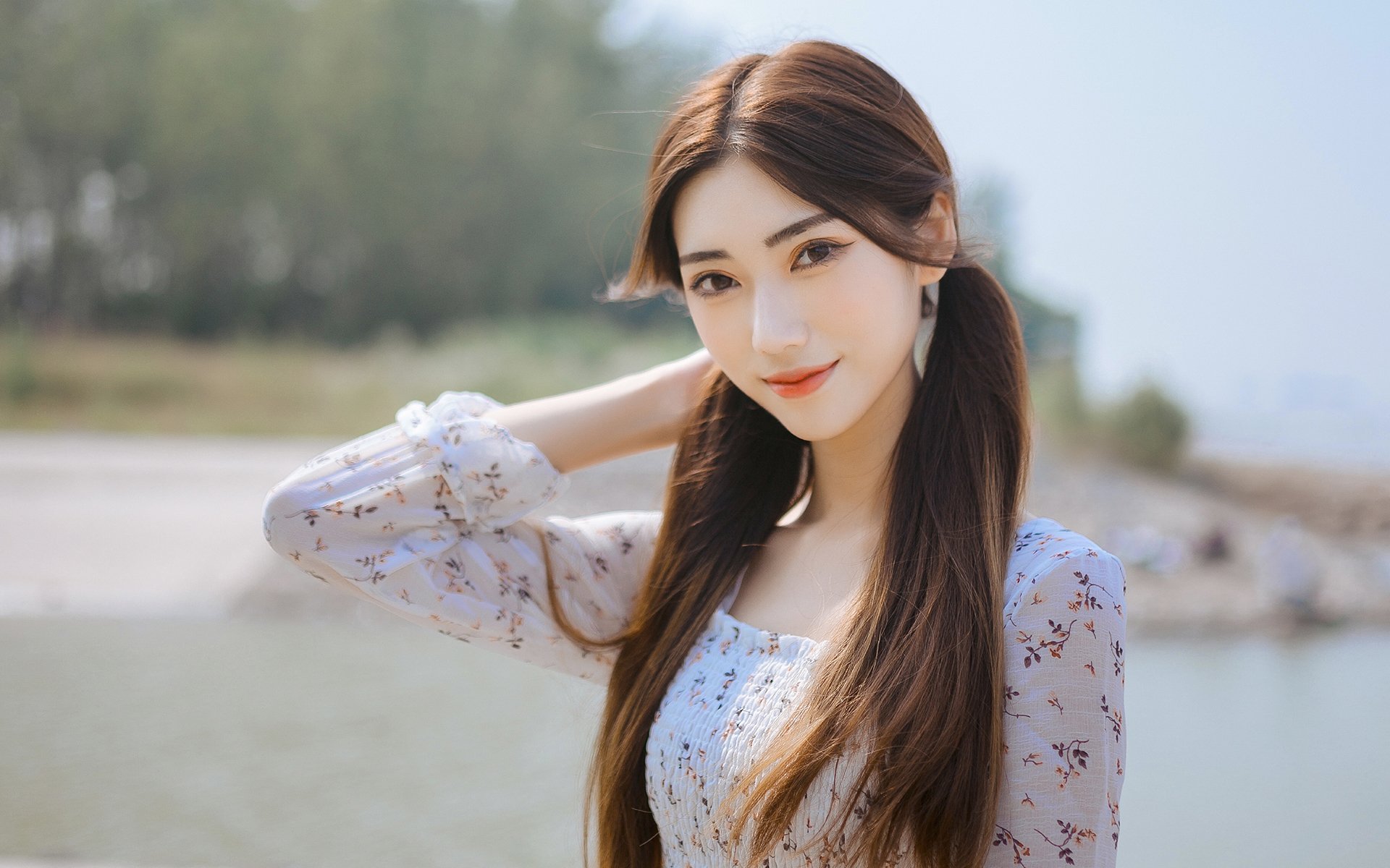 清纯,马尾,清纯美女,甜美,性感