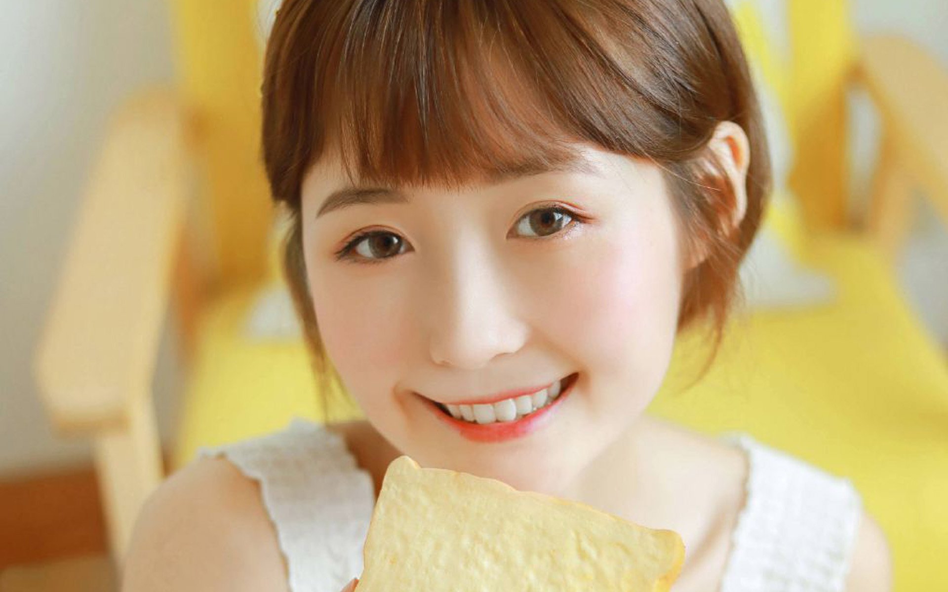 清纯,氧气美女,短发,可爱,甜美,阳光