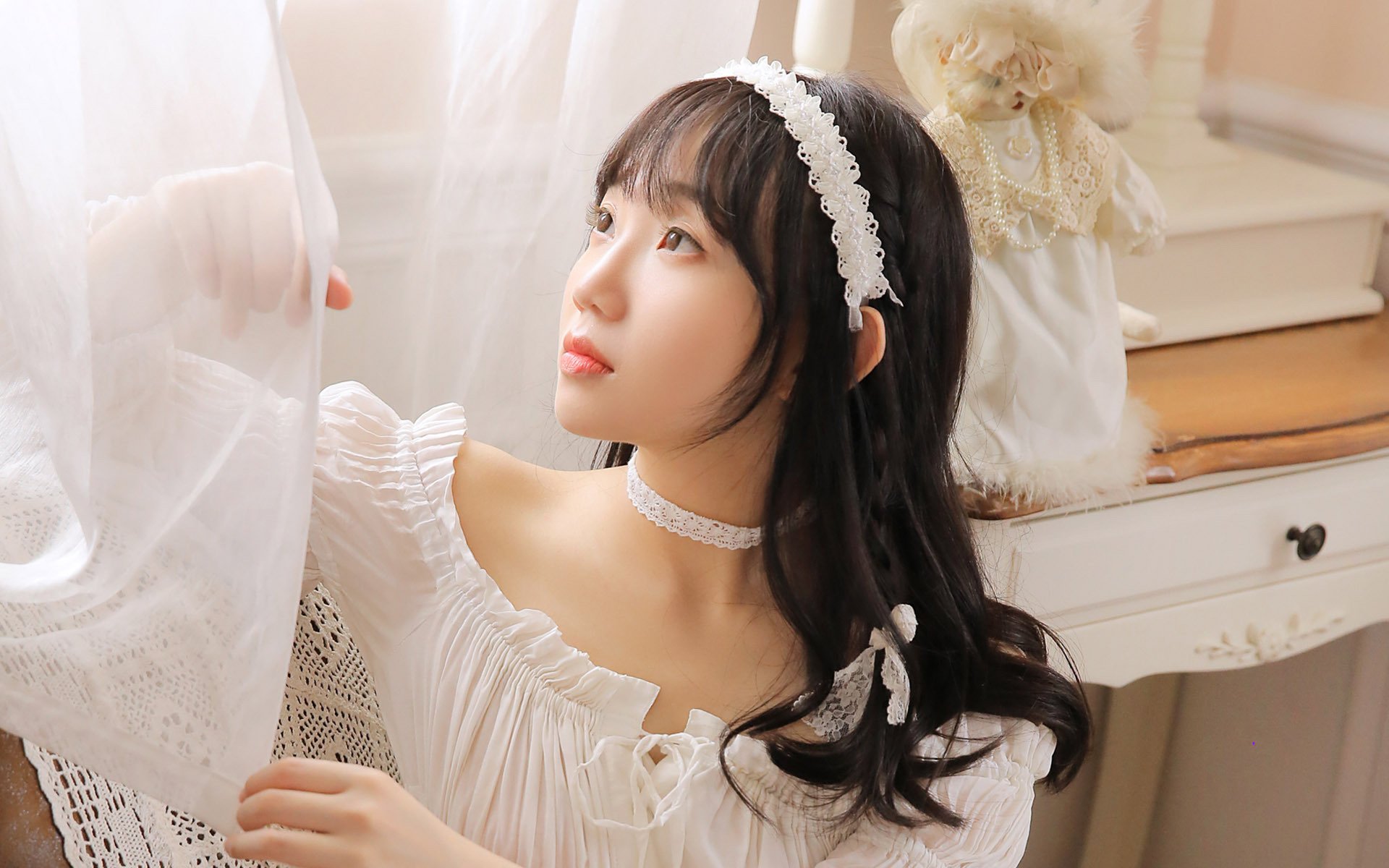 清纯,蕾丝,纱裙,唯美,清新