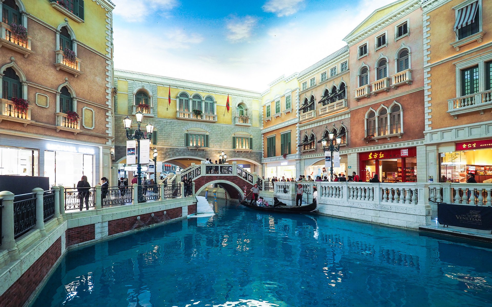 城市夜景,澳门城市风景,建筑