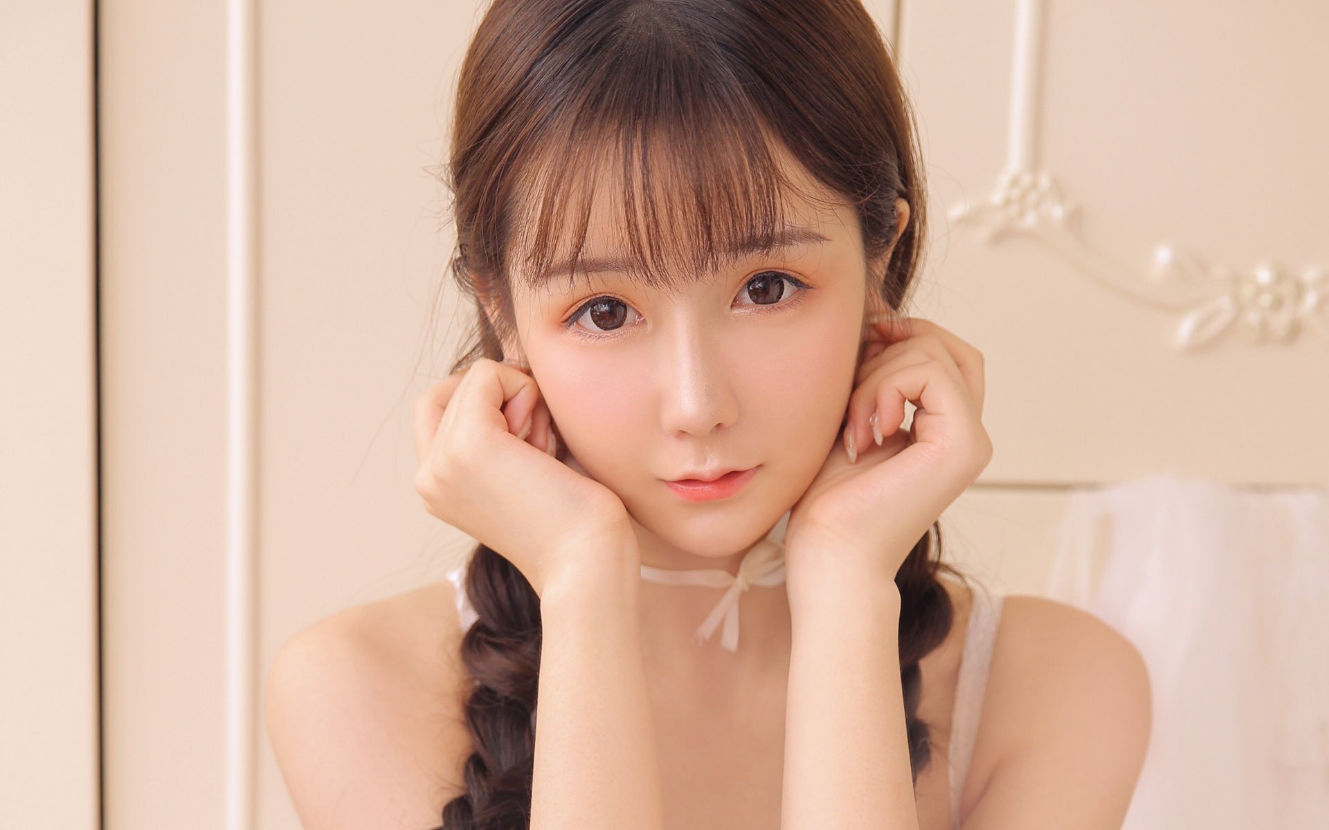 清纯,马尾,清纯美女,甜美,性感