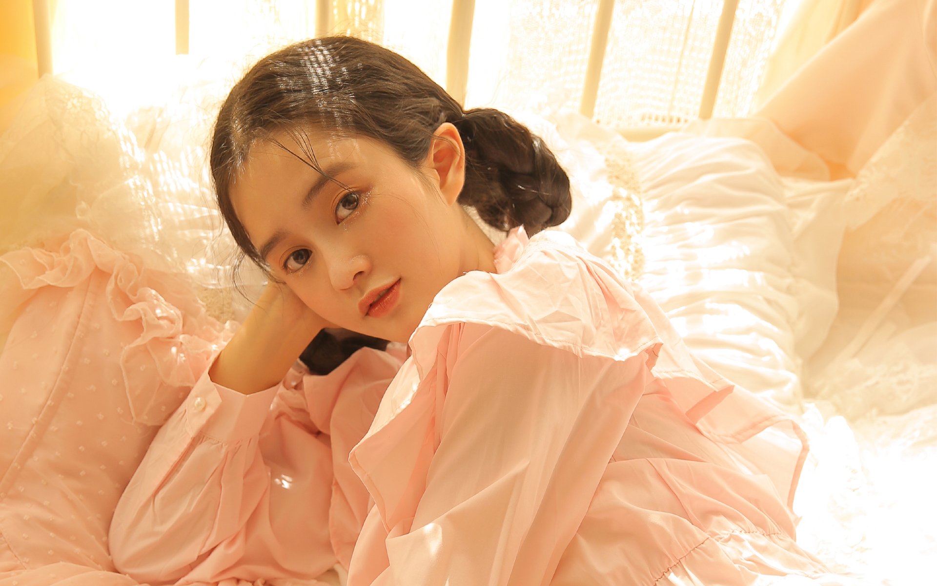 清纯,蕾丝,纱裙,唯美,清新