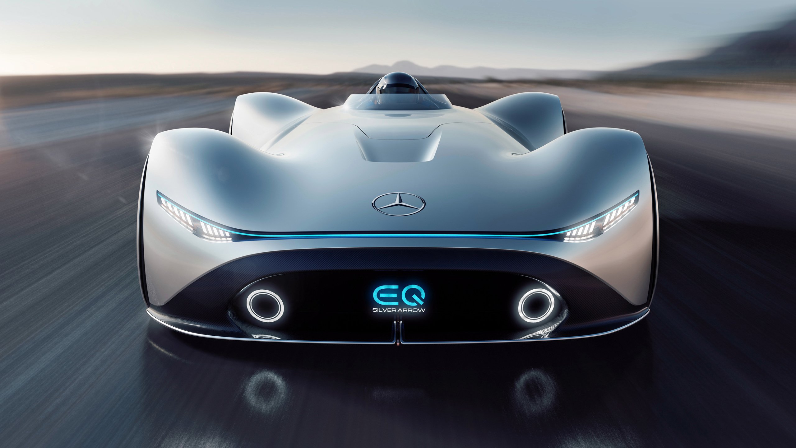 奔驰,赛车,白色,跑车,速度