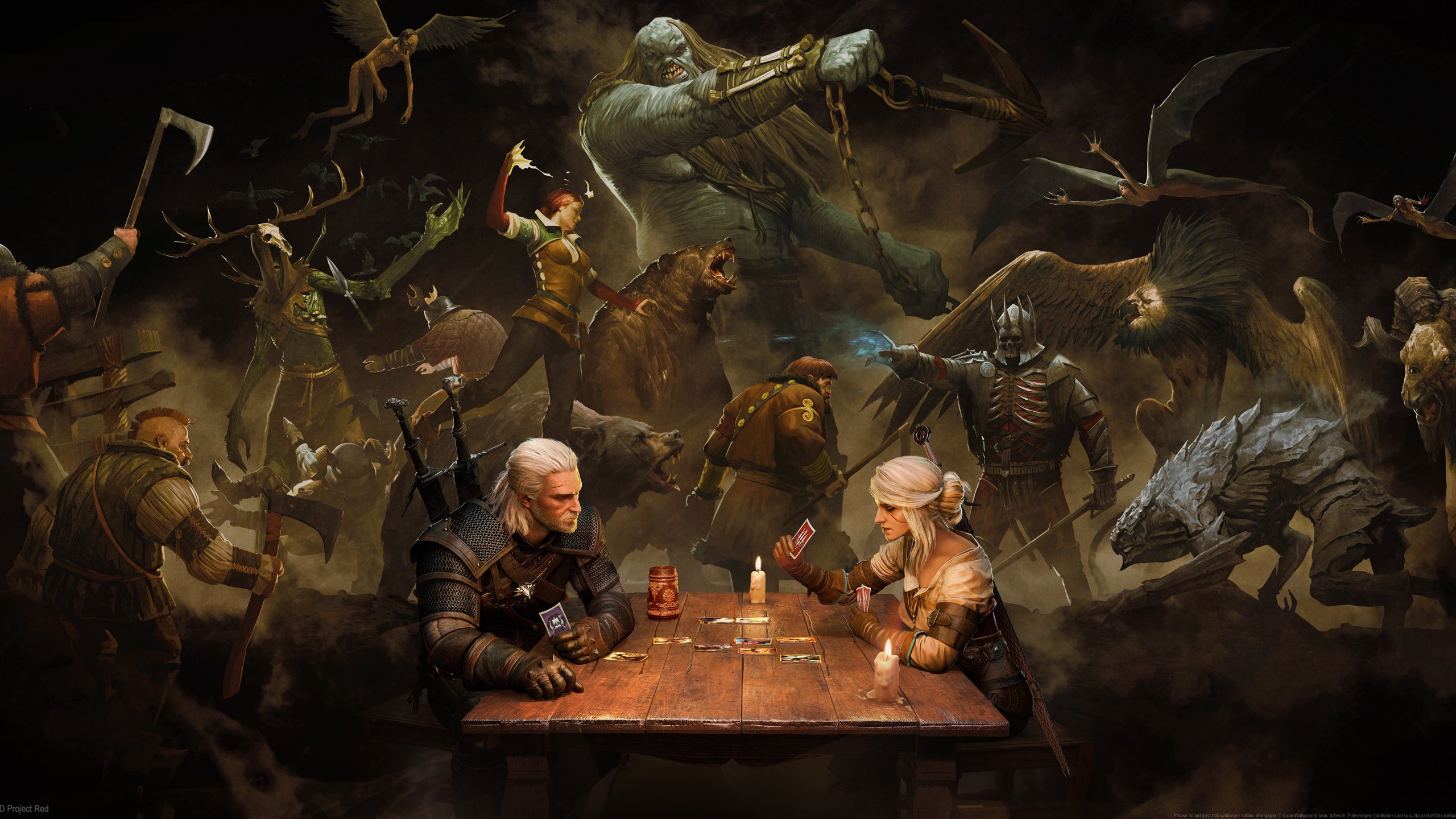 巫师3,希里,白狼,昆特牌