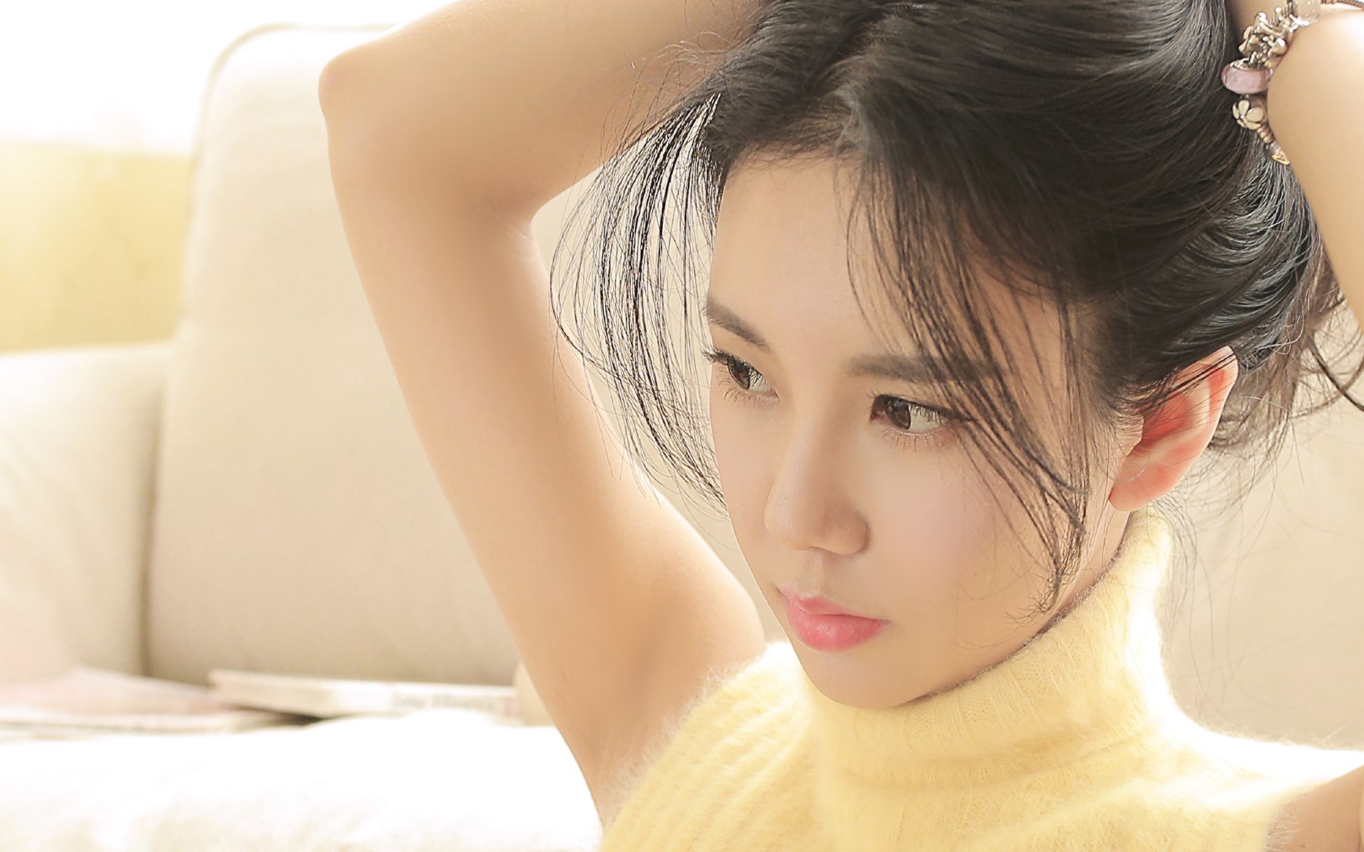 清纯,居家,美女,长发,成熟,气质