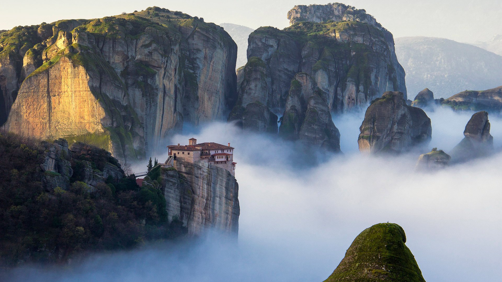 自然风光,山峰,高山,悬崖