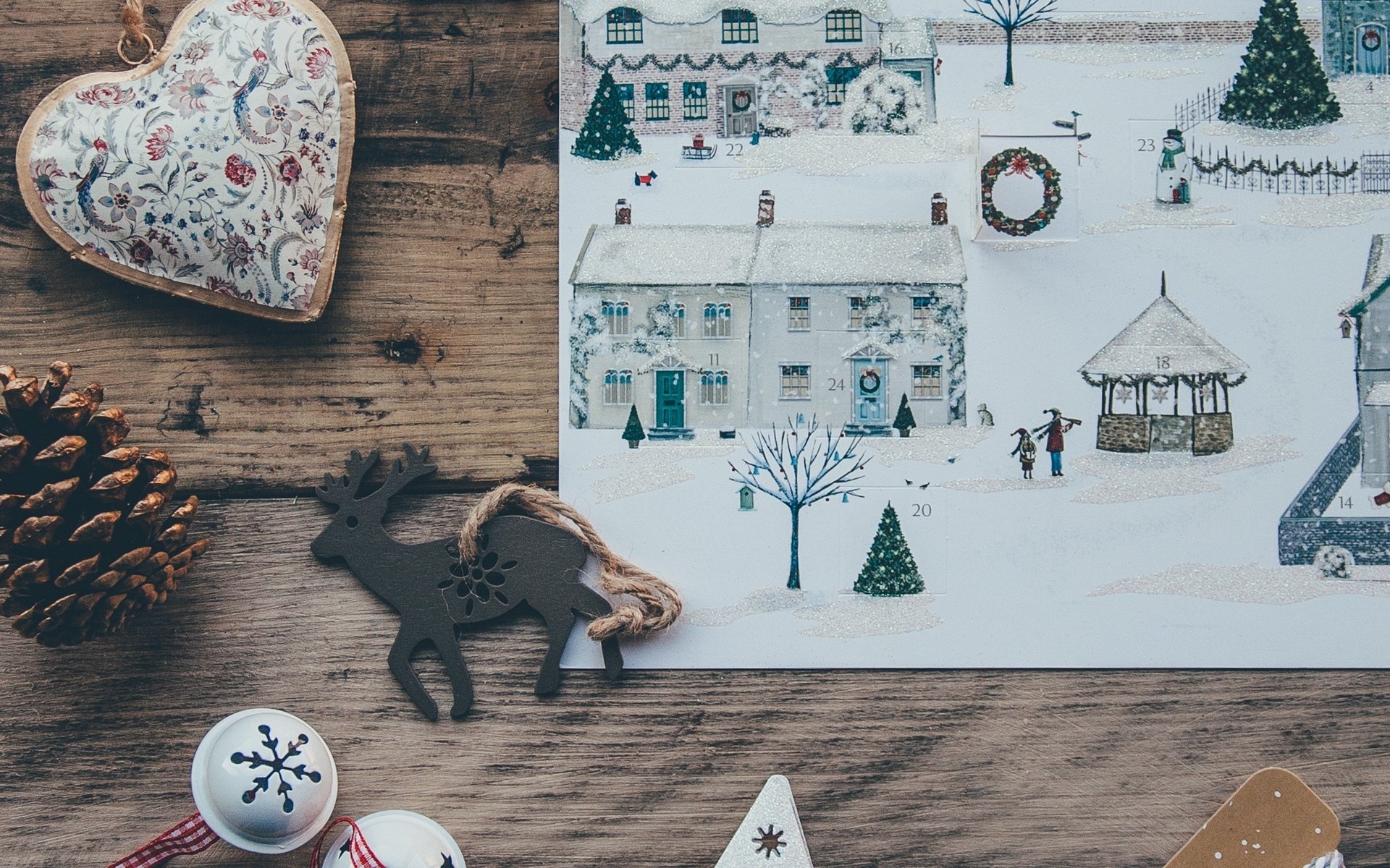 小清新,舒缓压力,圣诞