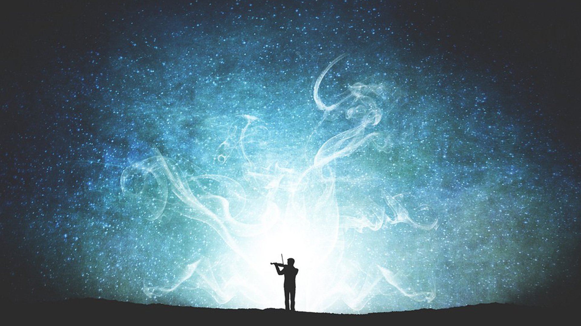 风景,奇幻梦境,星空,一个人的星空