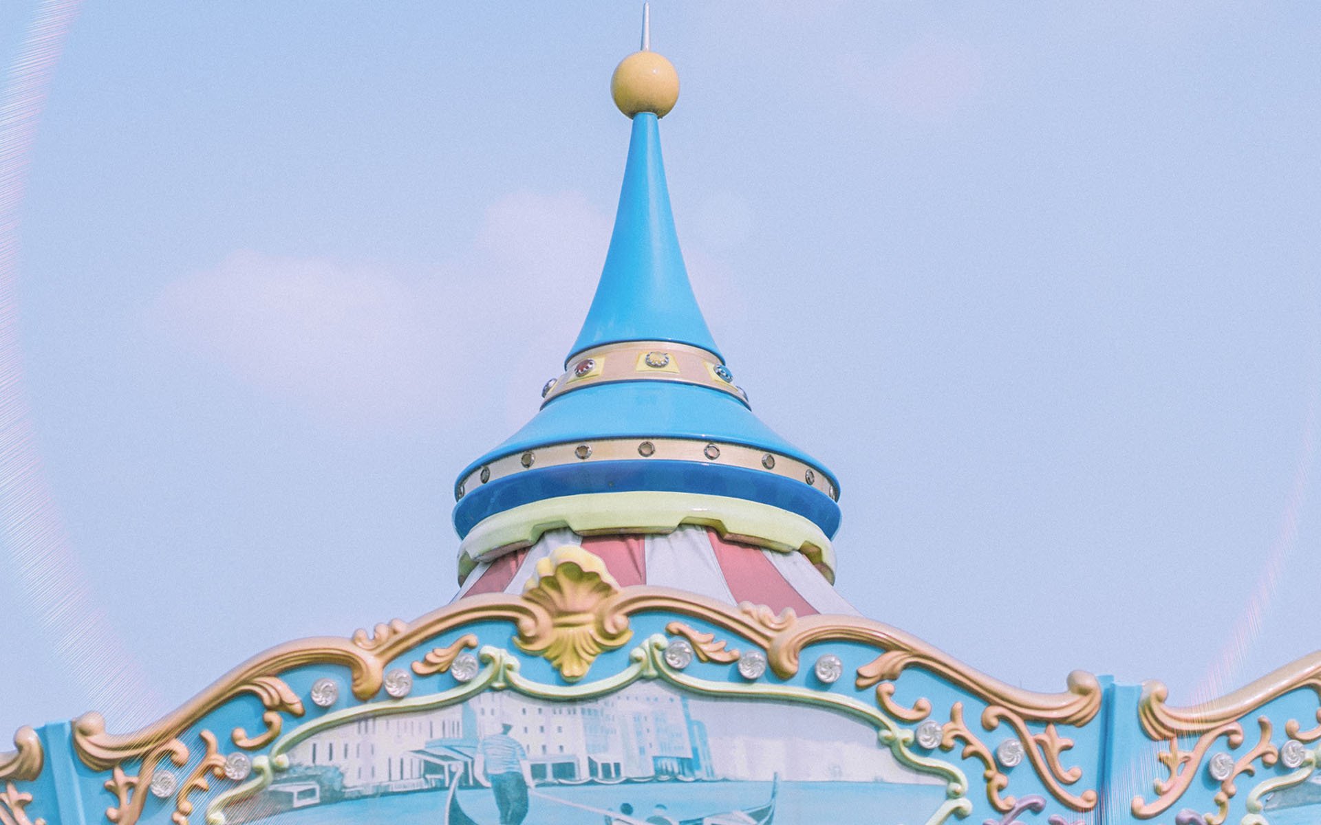 小清新,舒缓压力,游乐场