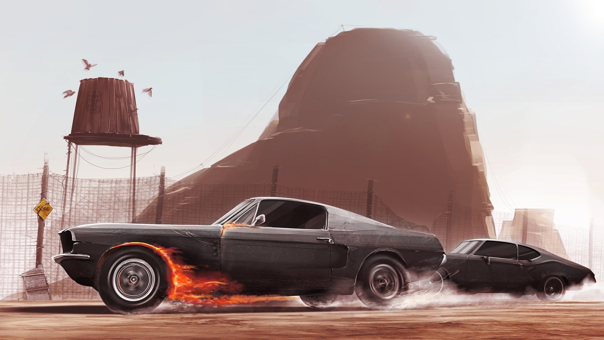 着火,复古,老式