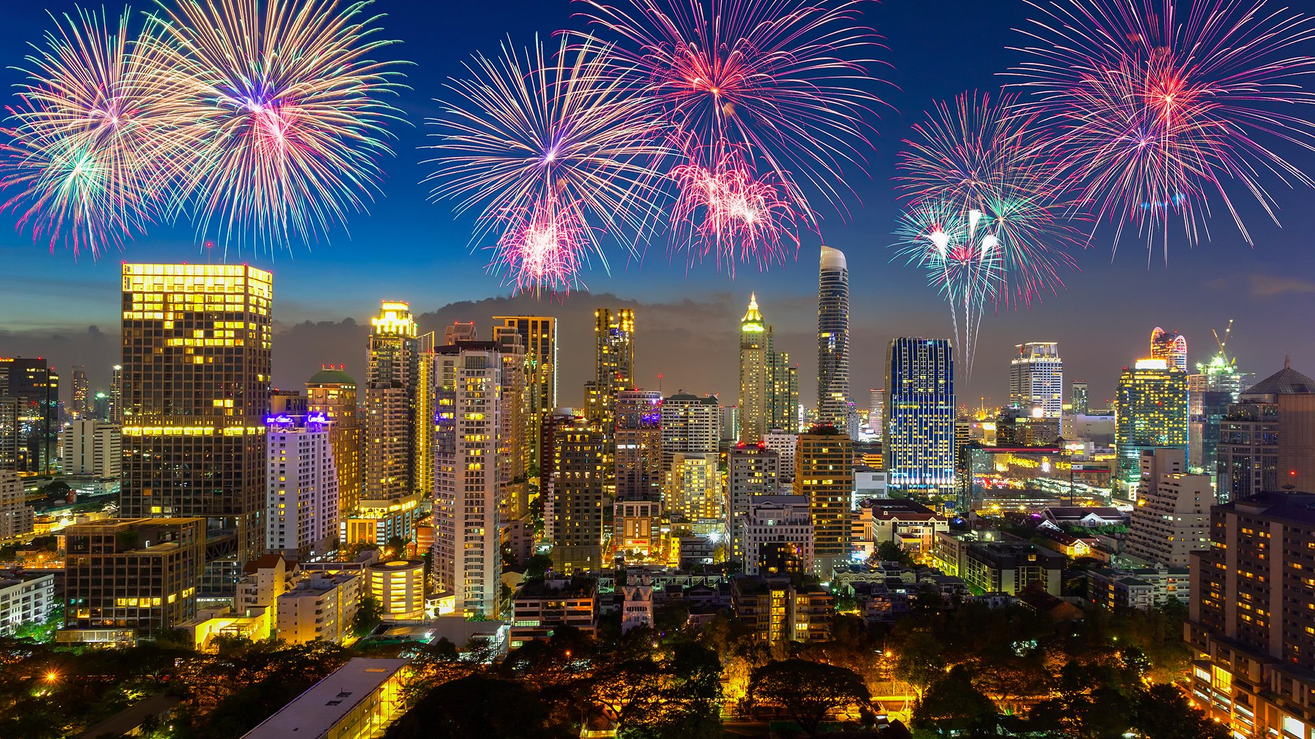 风景大片,城市夜景