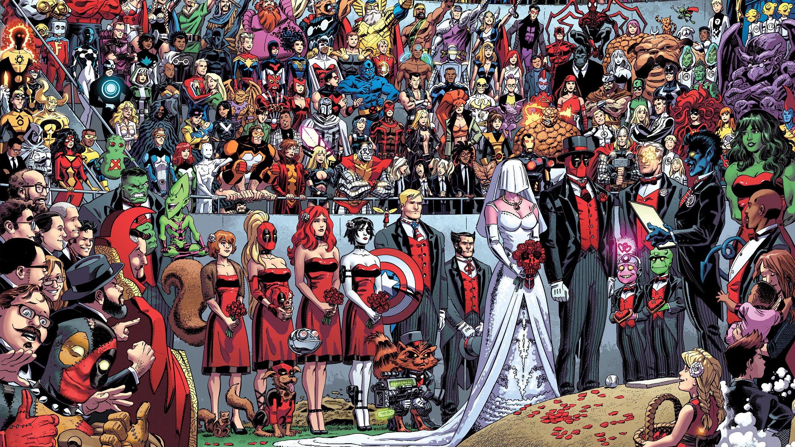 漫画,死侍,婚礼