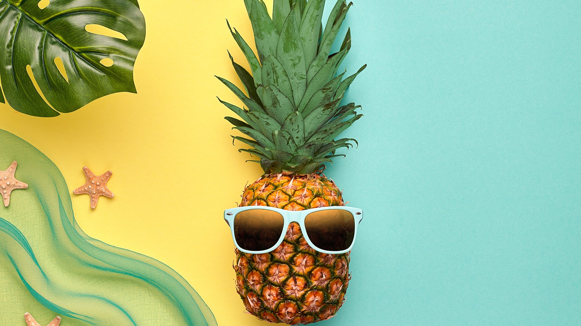 小清新,动感水果,菠萝