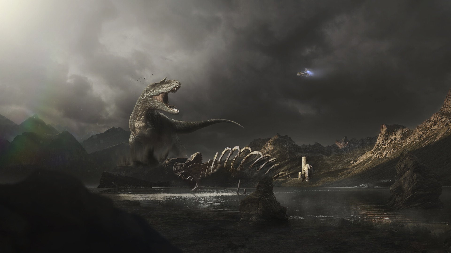 恐龙,霸王龙,侏罗纪