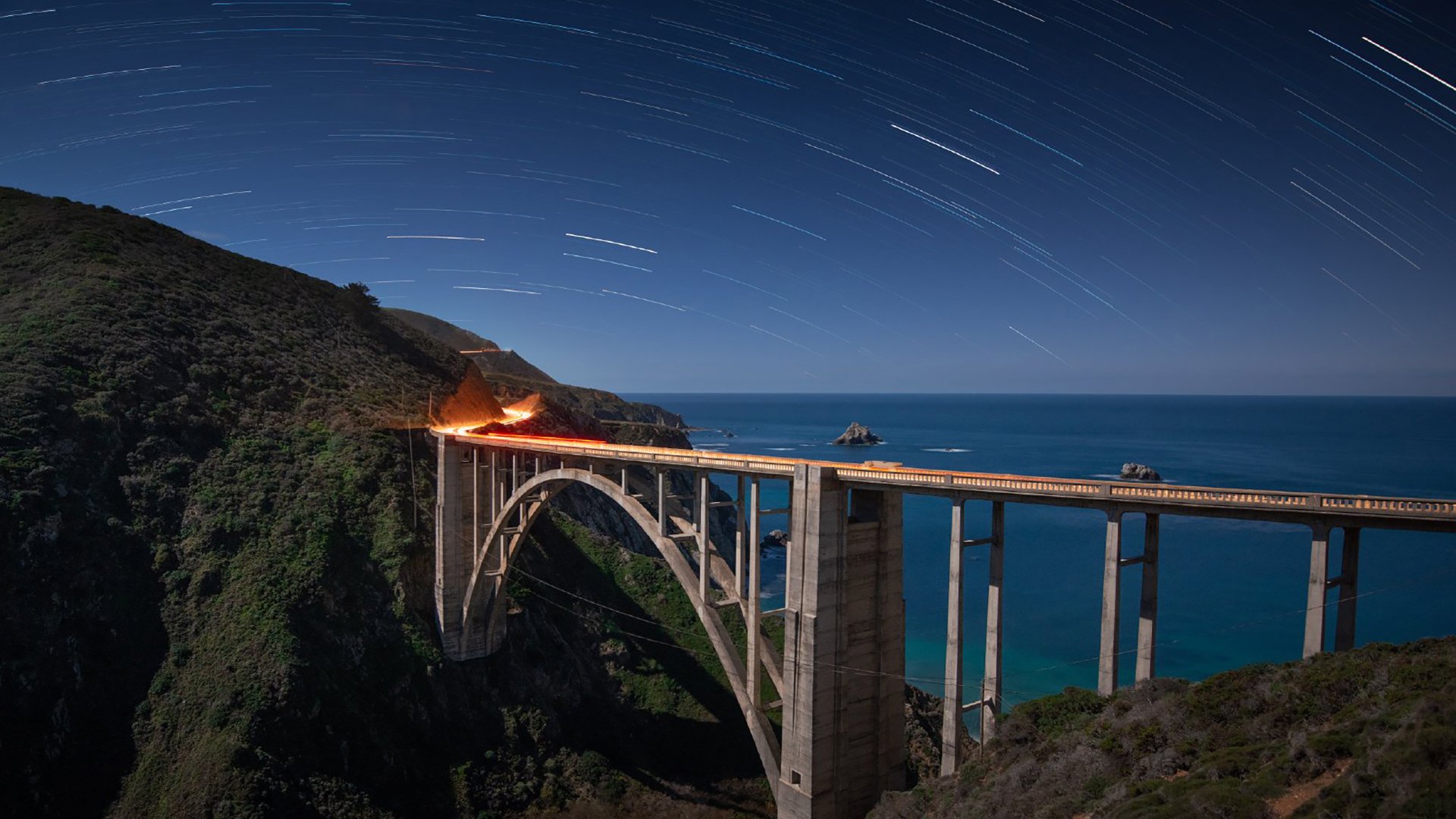海洋天堂,夜空,延时摄影