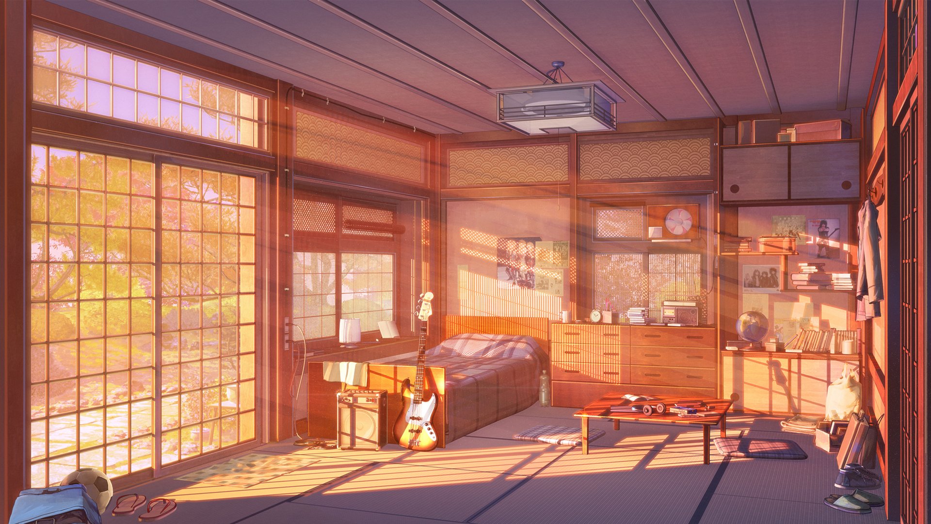 小屋,公寓,午后阳光