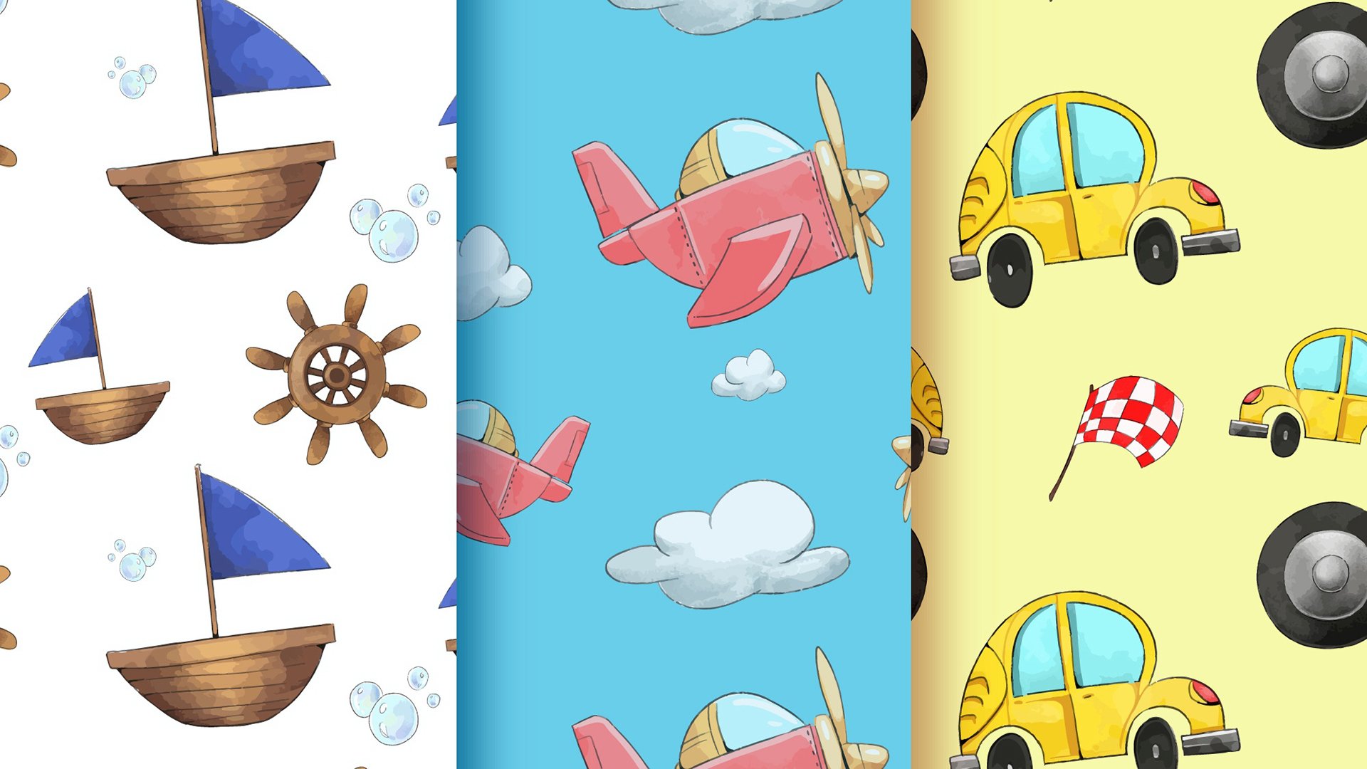 画布,墙纸,卡通