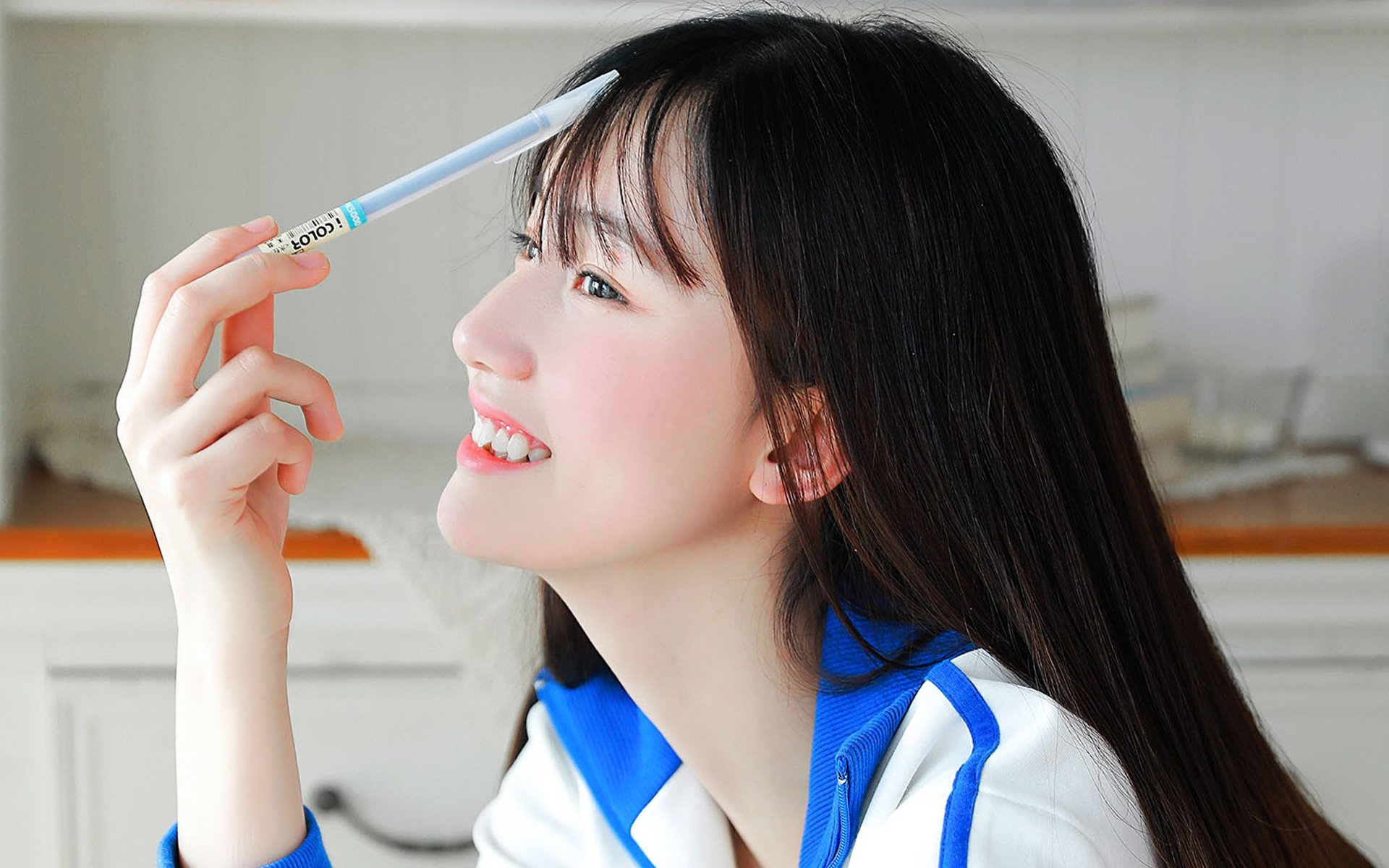 美女模特,清纯,校服,校园