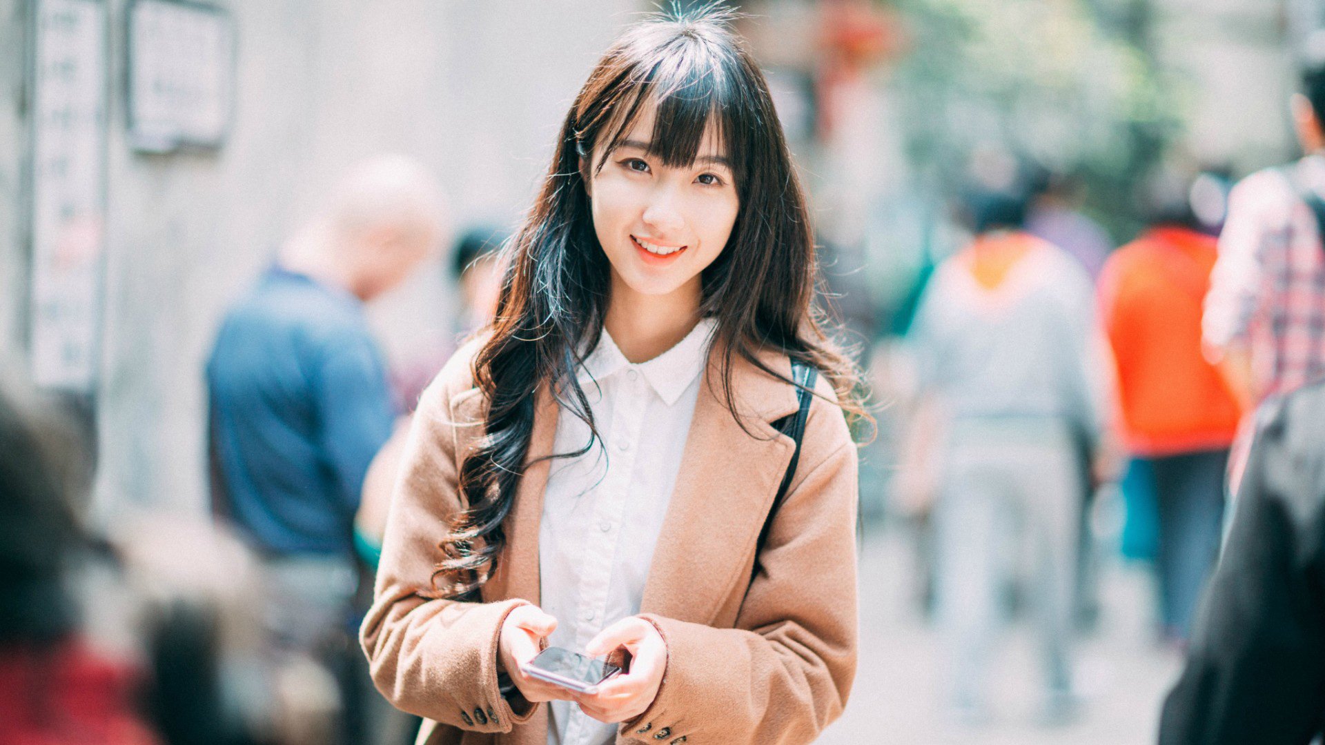 清纯,阳光,街头