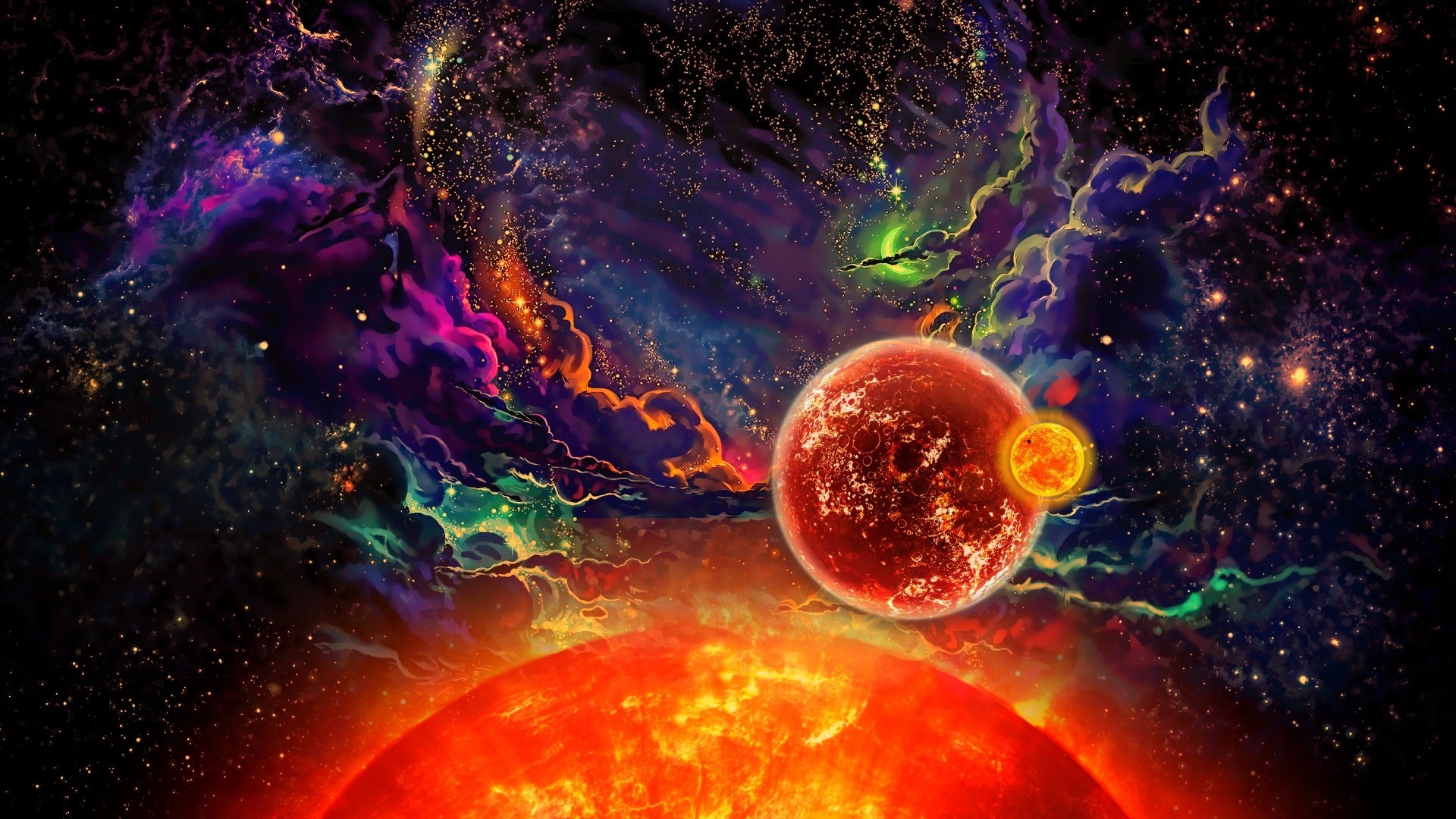 宇宙,爆炸,星空