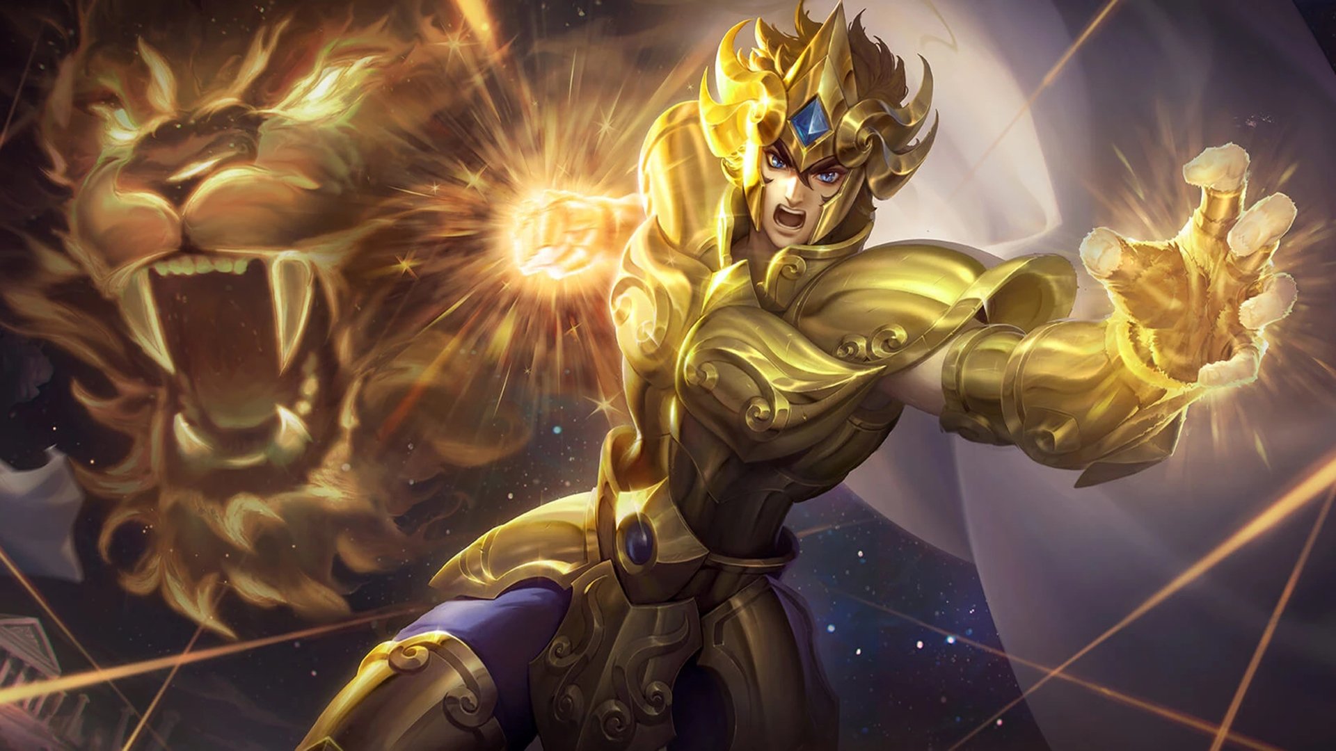 游戏壁纸,王者荣耀,达摩,黄金狮子