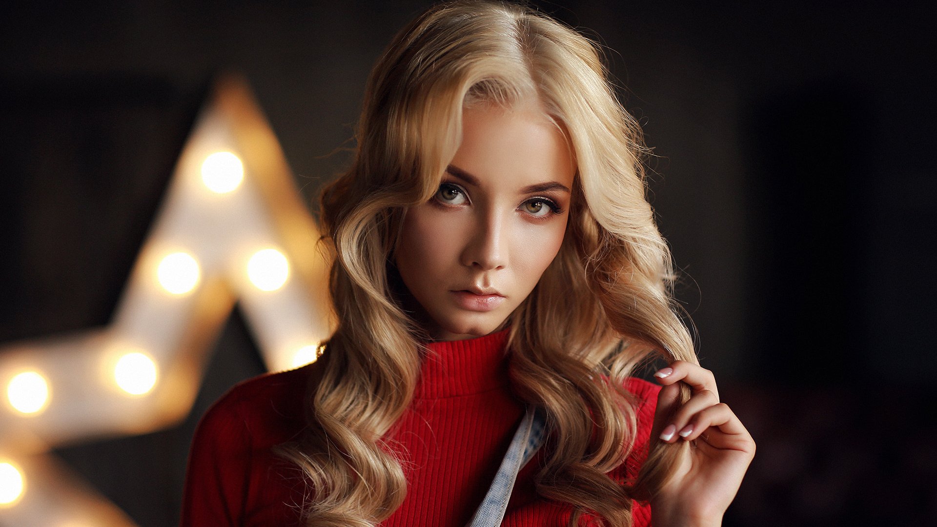 欧美女神,金发美女