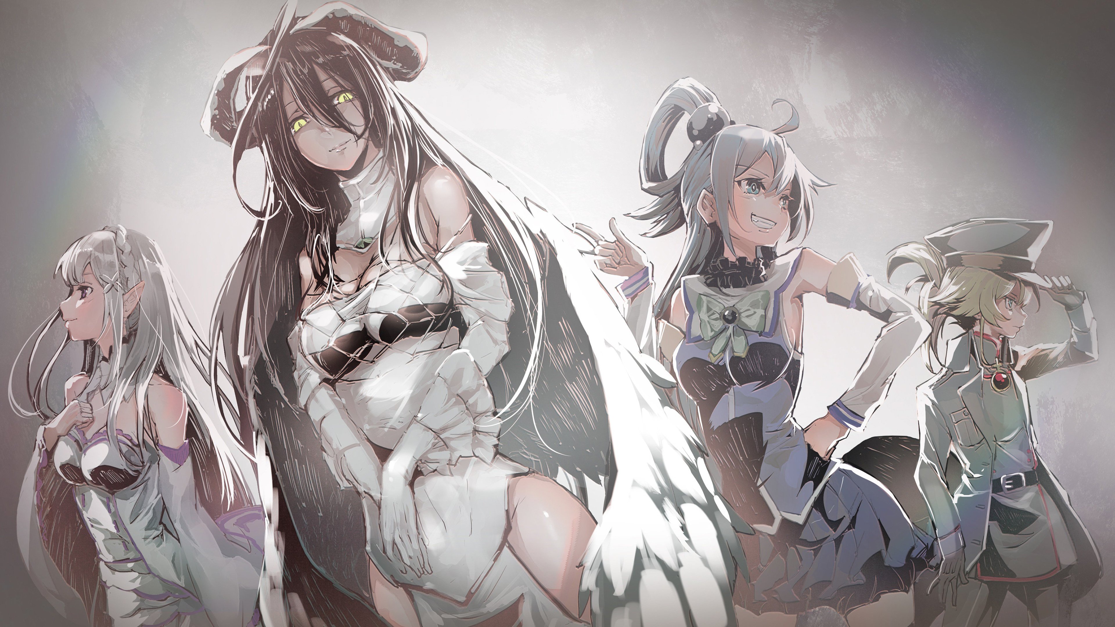 卡通人物,二次元,姐妹,组合