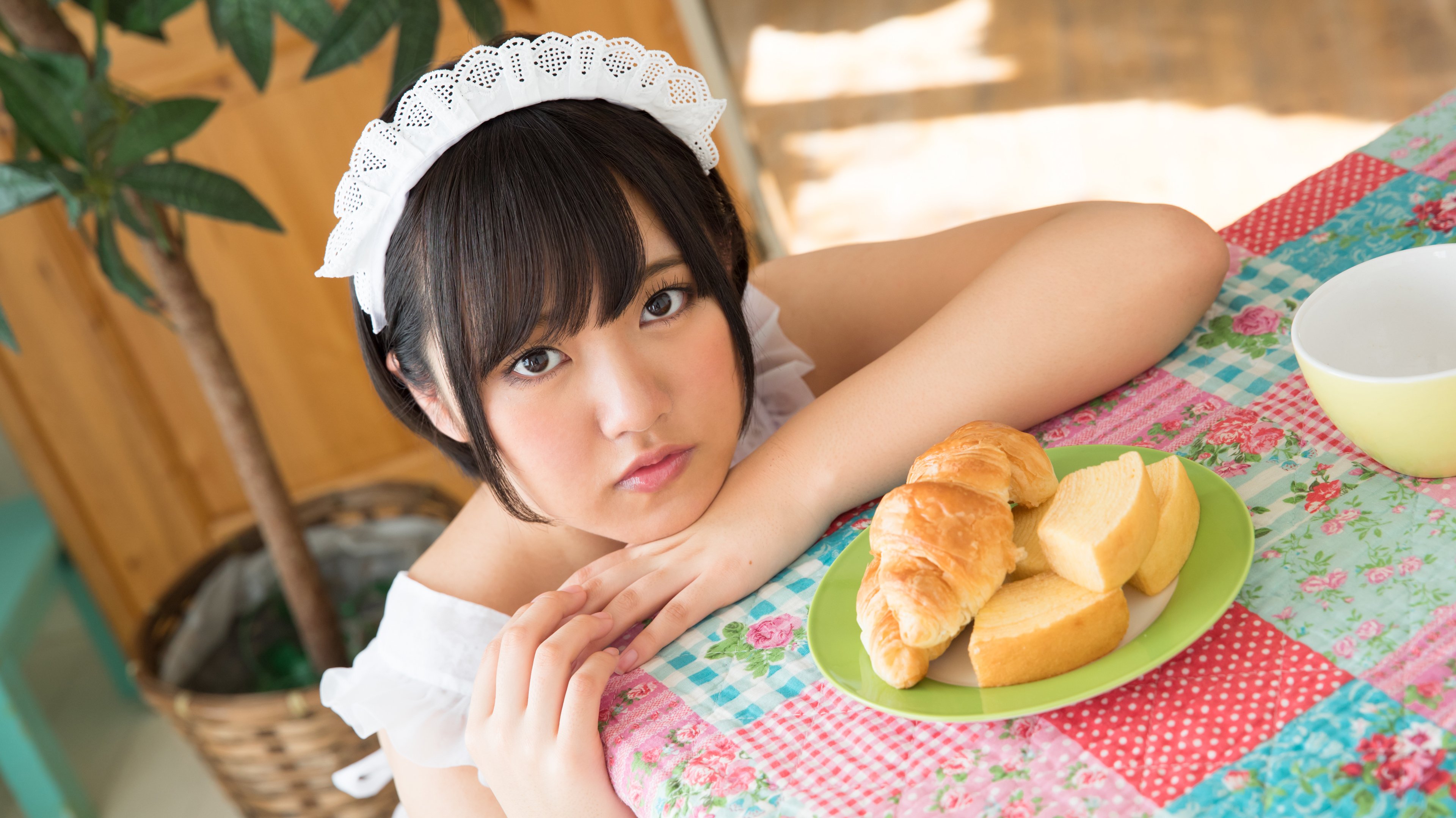 清纯,女仆,早餐