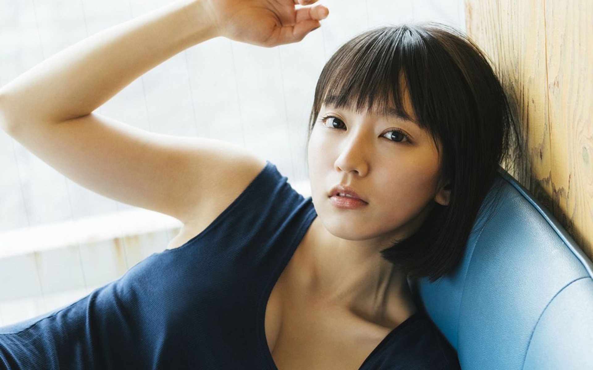 美女模特,清纯,短发