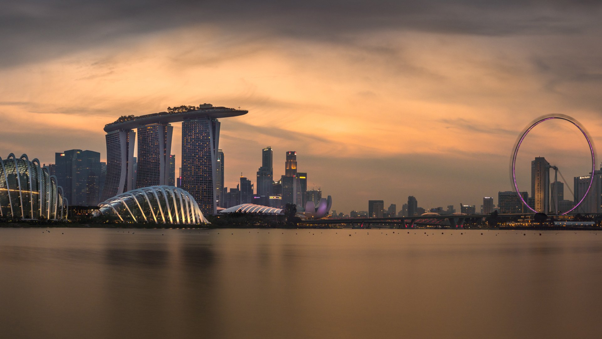 城市夜景,新加坡