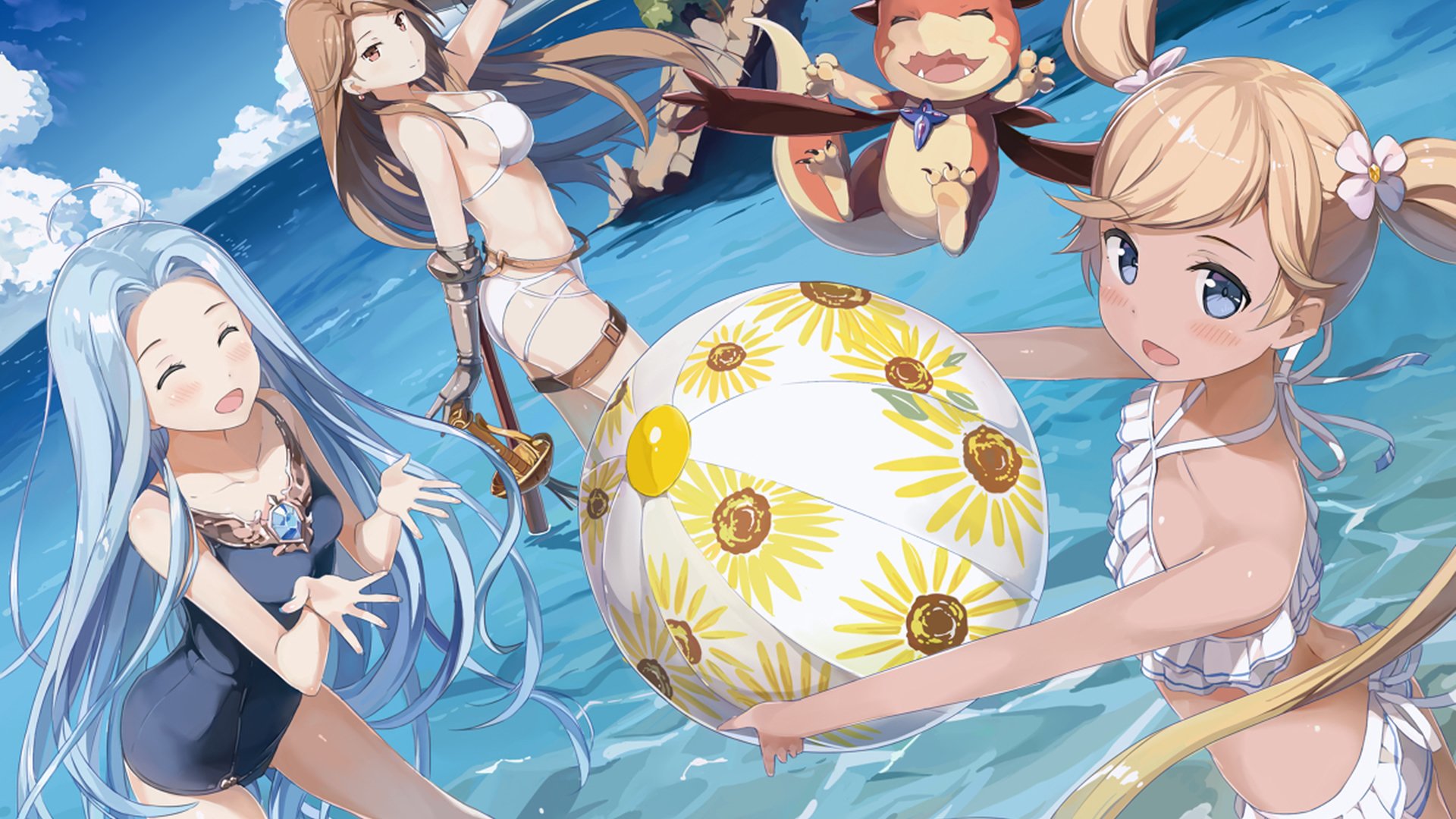 卡通人物,二次元,游泳,泳装