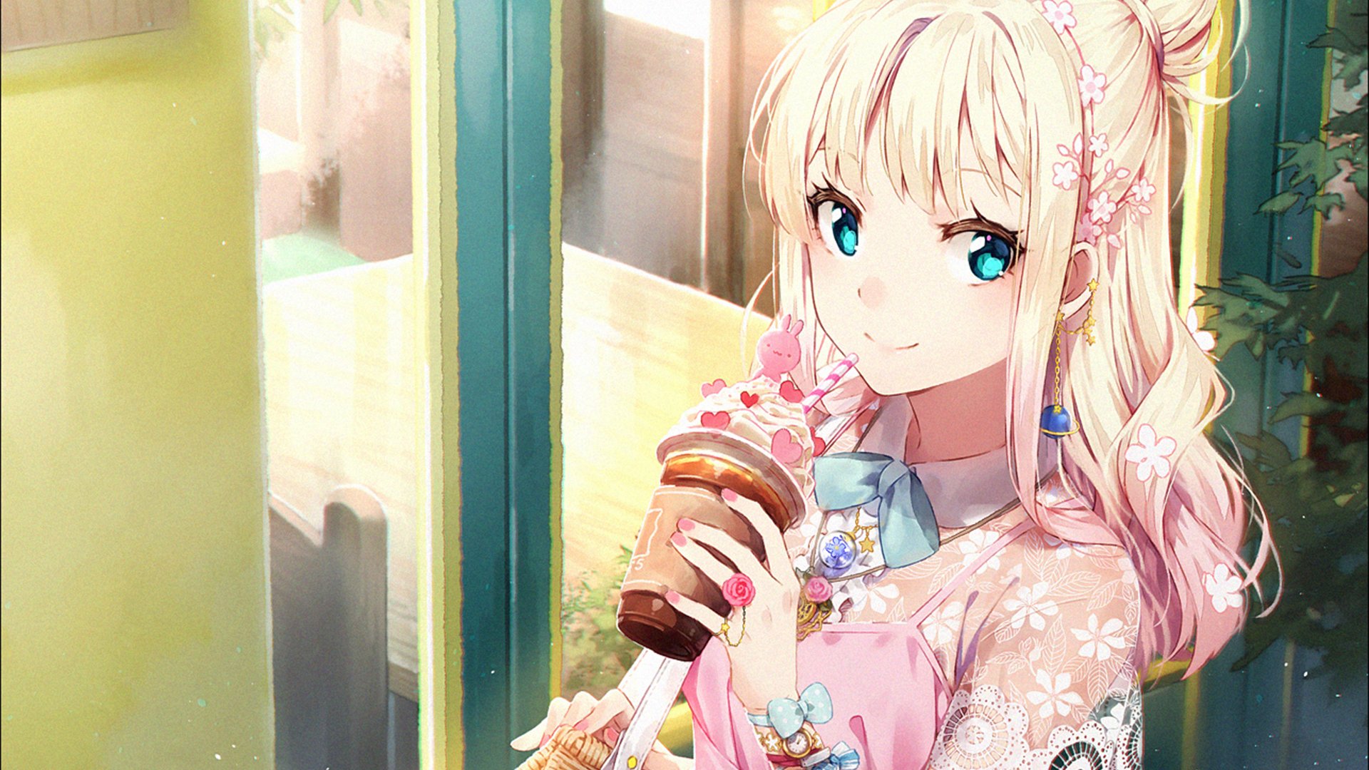 卡通人物,二次元,冰淇淋