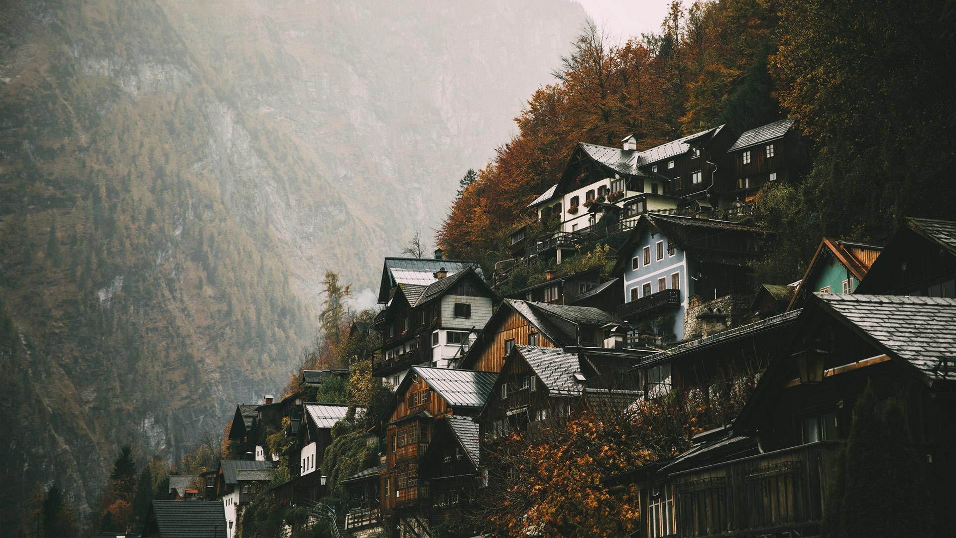 自然风光,山村,村寨