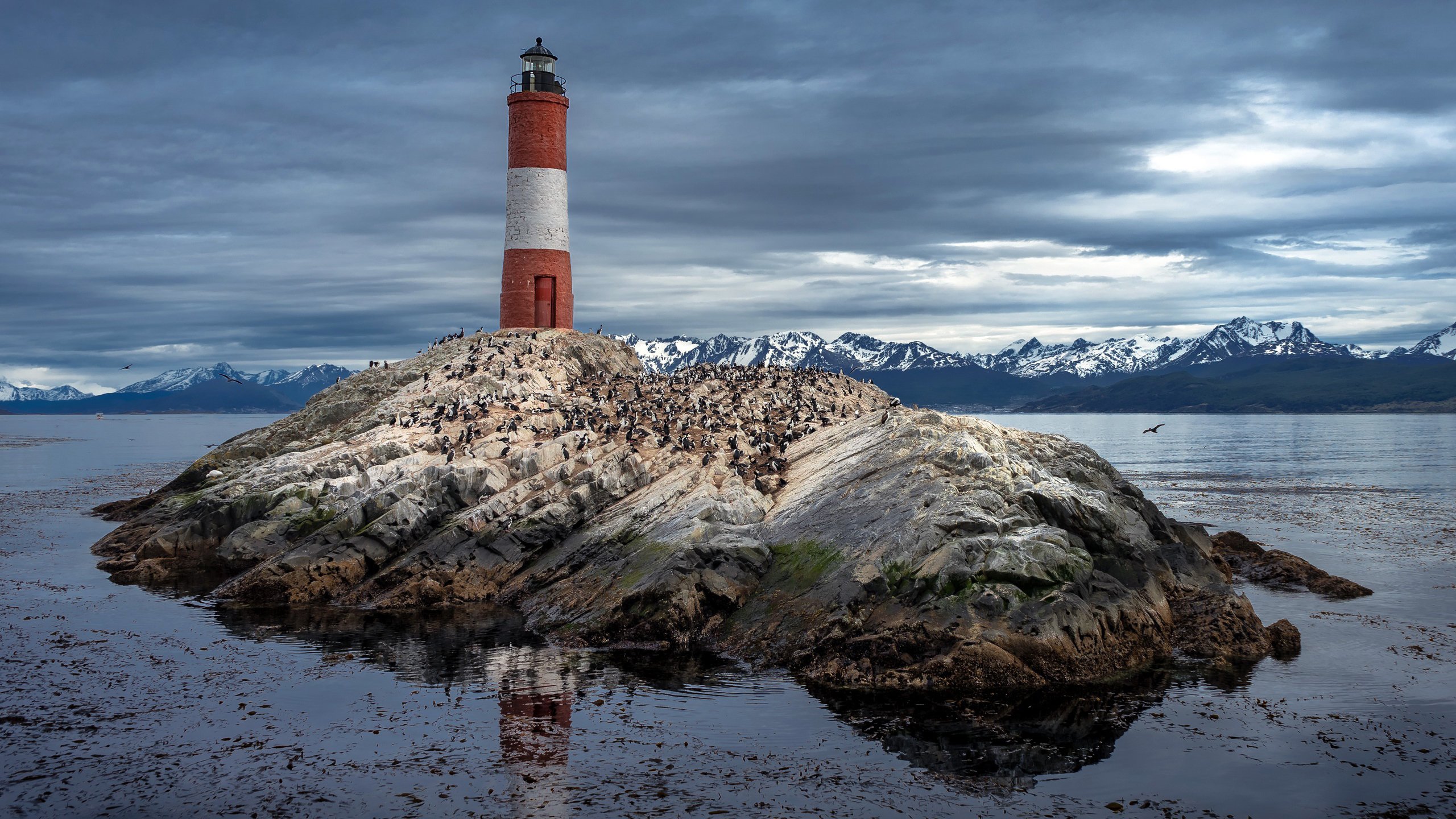 海洋天堂,灯塔,海滩