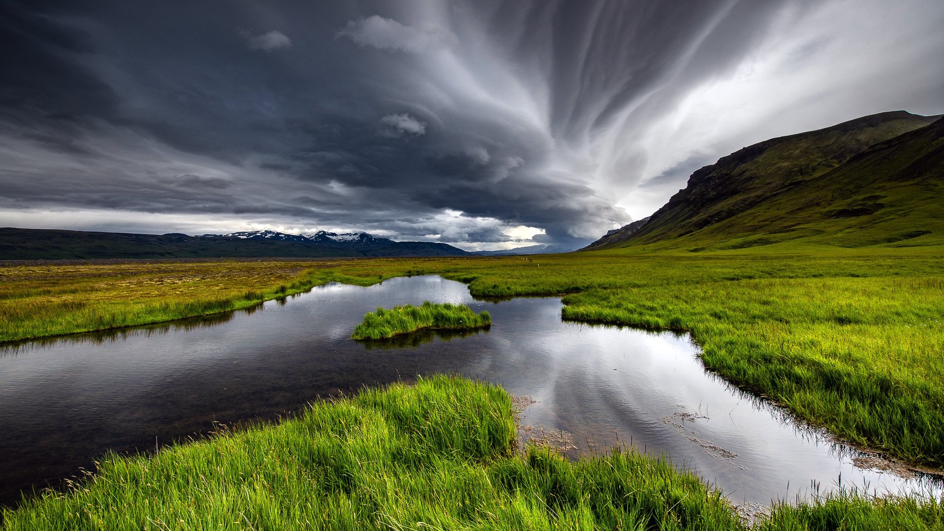 原野,平原,溪流